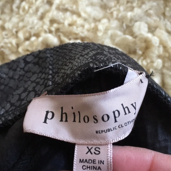 NWOT Philosophy women’s leggings size XS - Picture 6 of 7